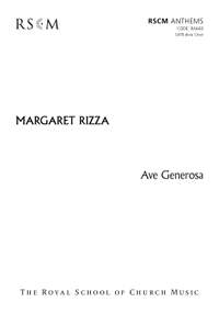 Rizza: Ave Generosa SATB divisi