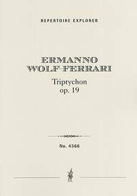 Wolf-Ferrari, Ermanno: Triptychon for orchestra