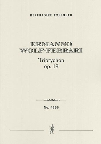 Wolf-Ferrari, Ermanno: Triptychon for orchestra