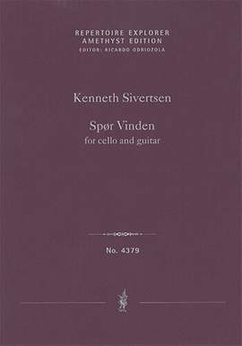 Sivertsen, Kenneth: Spør Vinden for cello and guitar