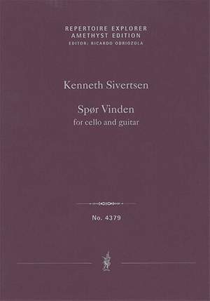 Sivertsen, Kenneth: Spør Vinden for cello and guitar
