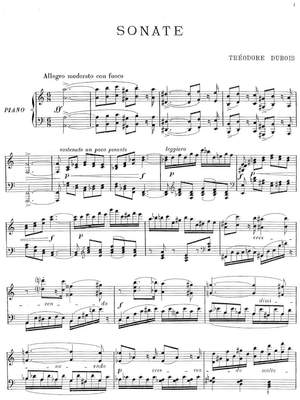 Dubois, Théodore: Sonata for piano solo