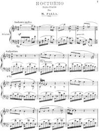 Falla, Manuel de: Nocturne f Minor