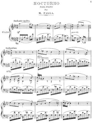 Falla, Manuel de: Nocturne f Minor