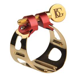 BG DUO Ligature Bb Clarinet + Alto Saxophone Gold Plated