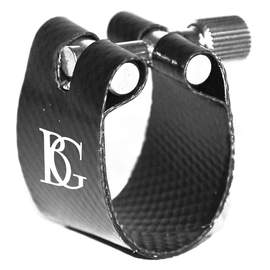 BG FLEX Ligature BLACK Bb German Clarinet No Plate