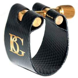 BG FLEX JAZZ Ligature BLACK Tenor Saxophone Jazz - Metal MP  No Plate