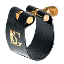 BG FLEX JAZZ Ligature BLACK Tenor Saxophone Jazz - Metal MP No Plate