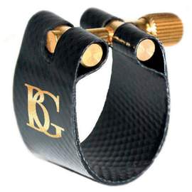 BG FLEX Ligature BLACK Soprano Saxophone No Plate