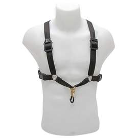 BG Saxophone Harness for Men Metal coated Snap Hook Alto/Tenor/Baritone Saxophone XL
