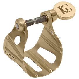 BG UNIVERSAL METAL JAZZ Ligature Alto Saxophone + Tenor Saxophone Jazz Gold Lacquered
