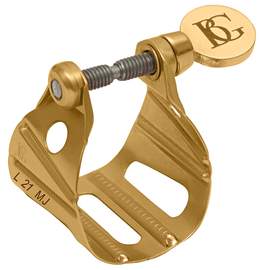 BG UNIVERSAL METAL JAZZ Ligature Alto Saxophone + Tenor Saxophone Jazz Gold Plated