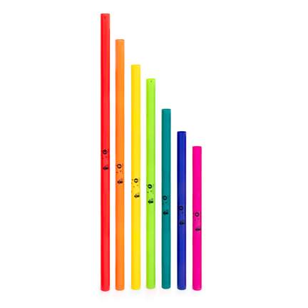 Boomwhackers 7-note bass diatonic set