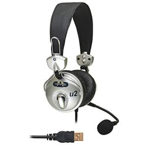 Cad usb stereo headphones with cardioid condenser microphone