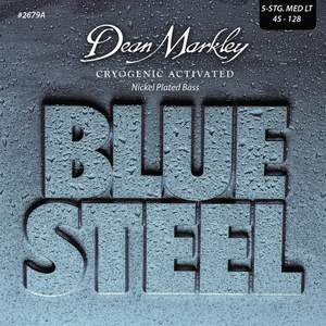Dean Markley Blue Steel NPS Bass Guitar Strings Medium Light 5 String 45-128