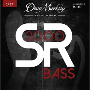 Dean Markley SR2000 High Performance Bass Guitar Strings Medium Light 6 String 30-125
