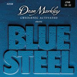 Dean Markley Blue Steel Electric Guitar Strings Light Top Heavy Bottom 10-52