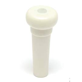 Graphtech tusq end pin - white wmop dot