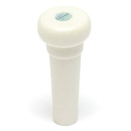Graphtech tusq end pin - white wpaua dot
