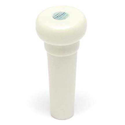 Graphtech tusq end pin - white wpaua dot