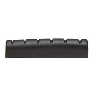 Graphtech black tusq xl nut slotted 2332inch