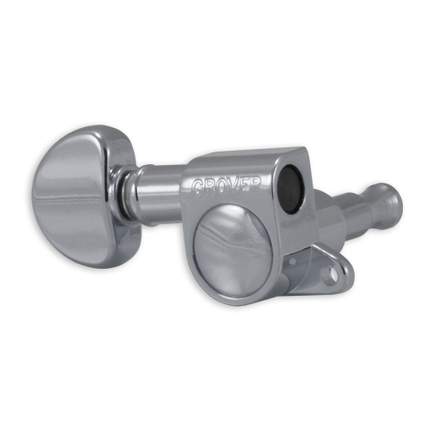 Grover Mini Rotomatics Machineheads ~ 3+3 ~ Chrome