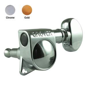 Grover 6-in-line mid-size rotomatic- chrome