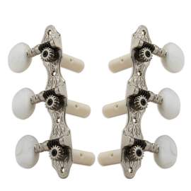 Grover Deluxe Classic Machineheads ~ 3+3 ~ Nickel