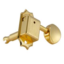 Grover Deluxe Machineheads, 6 in-line ~ Gold