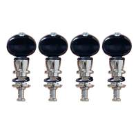 Grover Champion Banjo Pegs (Set of 4) ~ Nickel