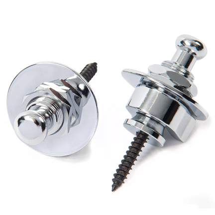 Guitar Tech Straplocks ~ Black