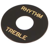 Guitar Tech Toggle Switch Surround ~ Black
