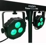 Kam Power Party Bar WFS Lights ~ inc lights, stand, footswitch & bag Product Image