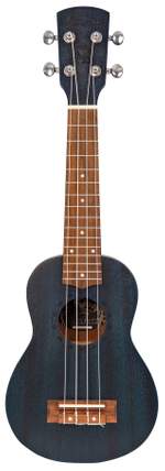 Laka Sapele Series Soprano Ukulele & Bag - Midnight Blue Product Image