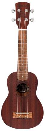 Laka Sapele Series Soprano Ukulele & Bag - Chocolate Product Image