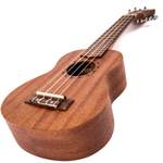 Laka Sapele Series Soprano Ukulele & Bag - Natural Product Image