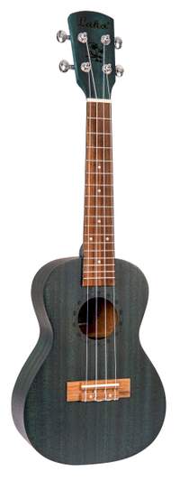 Laka Sapele Series Concert Ukulele & Bag - Midnight Blue