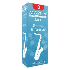 Marca Excel Reeds - 5 Pack - Tenor Sax - 3