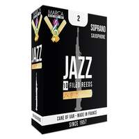 Marca Jazz Filed Reeds - 10 Pack - Soprano Sax - 2