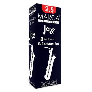 Marca Jazz Filed Reeds - 5 Pack - Baritone Sax - 2.5