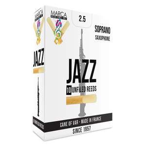 Marca Jazz Unfiled Reeds - 10 Pack - Soprano Sax - 2.5