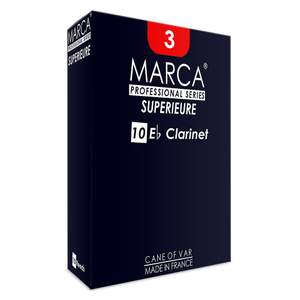 Marca Superieure Reeds ~ 10 Pack ~ Eb Clarinet ~ 3