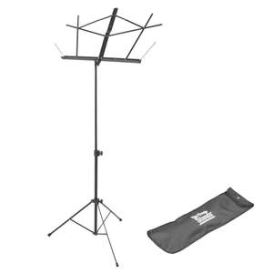 On-Stage Compact Music Stand w/Bag - Black