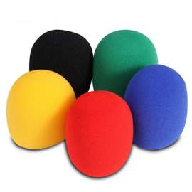 On-Stage Microphone Windscreens ~ Multi Coloured 5-Pack