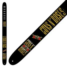 Perri's Leather Guitar Strap ~ Guns 'n' Roses ~ Yellow