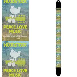 Perri's Licensed Polyester Guitar Strap ~ Woodstock