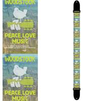 Perri's Licensed Polyester Guitar Strap ~ Woodstock
