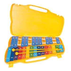 PP World 25 Note Glockenspiel ~ Coloured Metal Keys