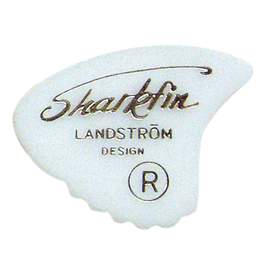 Sharkfin Pick ~ Medium White - 25 Pack