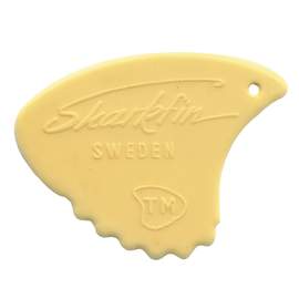 Sharkfin Pick ~ Medium Yellow - 25 Pack